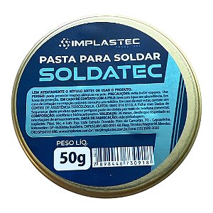 Pasta para Soldar 50g Soldatec Implastec