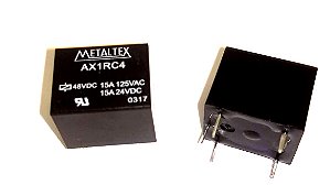 Rele 15A 48V 5 PINOS AX1RC4 METALTEX