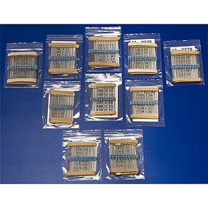 Resistor  MR25 200R  1% PACOTE C/100PÇS