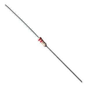 Resistor CR25 2R2  5% 1/4W  PACOTE C/100PÇS