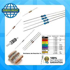 Resistor de Precisão 470K 1% 0,4W MBA02040C4703FCT00 VISHAY