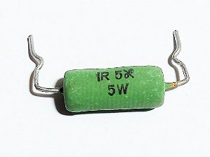 Resistor FIO 5W 1R 5% PREFORMADO KIT C/500