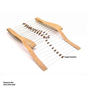 Resistor MINI CR12 1M 5% 1/6W KIT C/100 PCS