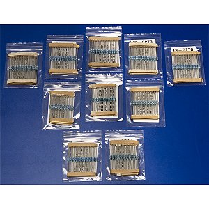 Resistor MR25 210R 1%   PACOTE C/100PÇS