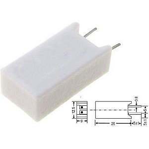 Resistor RADIAL DE PORCELANA 5W 0R47 5% SMW05