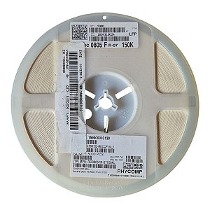Bobina com 5000 Resistor SMD 0805 150K 1%RC0805FR-07150K