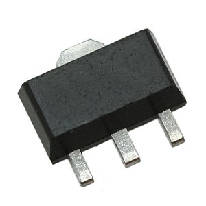 Transistor de potência média NP 45V 1A BCX51-16 SMD SOT-89