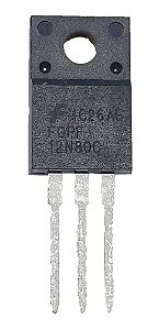 Transistor FQPF12N80C TO-220FP ISOLADO FAIRCHILD