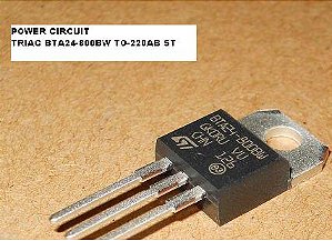 Transistor Triac  BTA24-800BW 25A 800V (TO-220)  ST