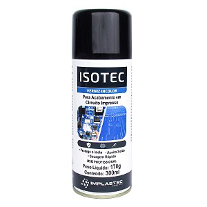 Verniz Incolor Isolante Isotec Spray 300ml Implastec
