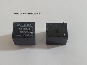 Rele AT1RC4-48V 15A 48V 5 PINOS METALTEX