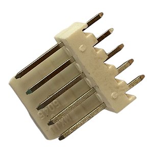 Conector 5 Vias 5045-05 Macho 2,5mm Pci 180°c Molex
