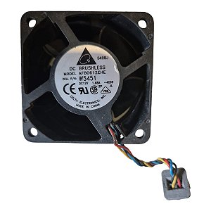 Cooler 60x60x38mm 12v 1.68a Afb0612ehe W5451 4 Fios Delta