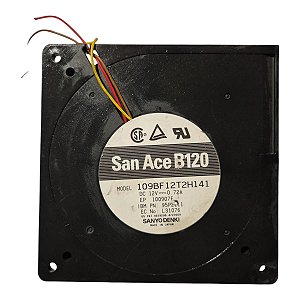 Cooler 120x120x35mm 12v 0.72a 109bf12t2h141 4 Fios