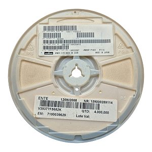 Bobina com 4000 Capacitor Ceramico Smd 0603 X7r 682k 50v 10%