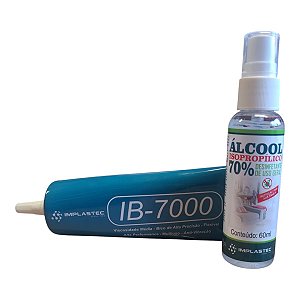Alcool em Spray Limpa Telas 70% + Cola para Tela de Celular