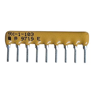 (Kit com 10peças)Rede Resistiva 10k 2% 9 Pinos 84609x-101-103 Bourns