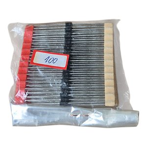 Diodo Zener 1n4764a 1w 100v Do-41 Kit com 100
