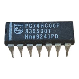 Circuito Integrado Pc74hc00p Quad 2-input Philips Dip-14