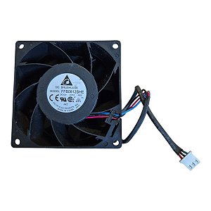 Cooler 80x80x38mm Dc12v 0,87a 5700rpm Ffb0812she 3fios Delta
