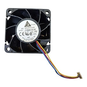 Cooler 60x60x38mm 12v 1.20a FFB0612ehe 4 Fios 8000rpm