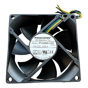 Cooler 80x80x25mm Pva080g12q 12v 0.65a  4 Fios