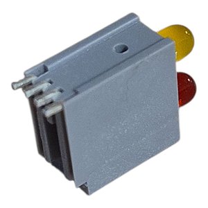 Led 3mm Smd Stander  2 Led  1 Vermelho e 1  Amarelo  Cinza