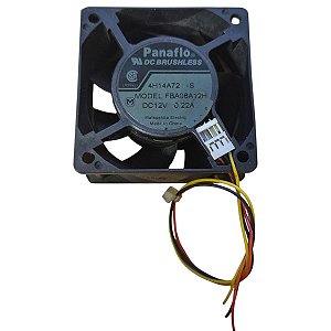 Cooler 60x60x25mm 12v 0.22a 3500rpm Fba06a12h 3 Fios Panaflo
