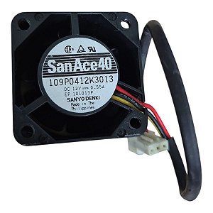 Cooler 40x40x28mm Dc12v 0.55a109p0412k3013   3 Fios Sanyo Denki