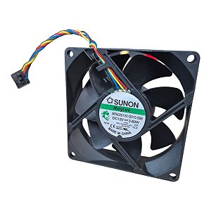 Cooler 80x80x25mm Dc12v Mf80251v2-q010-s99 Dc12v 3.60w 4  Fios