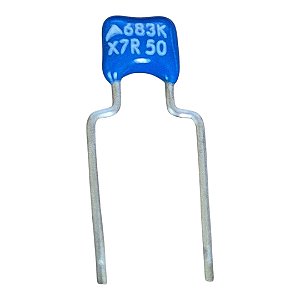 Kit com 50 un Capacitor Multicamada 68nf/50v X7r Epcos B73987f5683k51 Fitado
