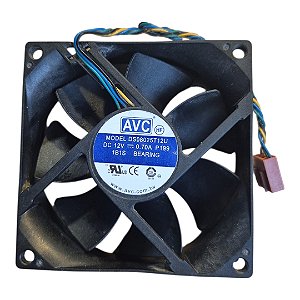 Cooler 80x80x25mm 12v 0.70a 4500rpm Ds08025t12u 4 Fios