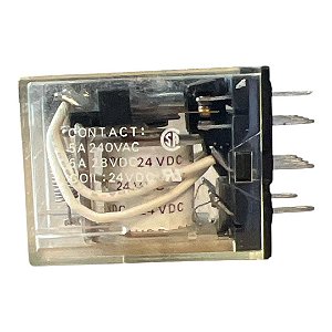 Rele My4 24vdc 5a-240vac 5a28vdc Coil 24vdc 14 Pinos