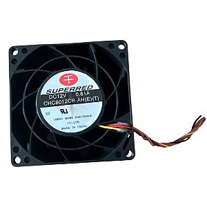 Cooler 80x80x38mm 12v 0,61a Chc8012cb-ah(e)(t) 4 Fios