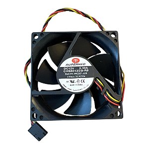 Cooler Superred Chb8012ds-r5 12v 0.30a 80x80x20mm 3 Fios