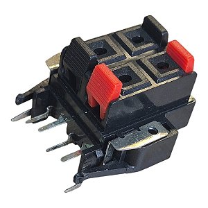 Conector Borne Caixa Falante 4 Pinos