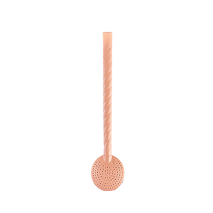 Bomba Inox Torcida 23cm: Cor Salmão