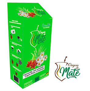 Erva-Mate Saborizada de Camomila, Anis Estrelado, Capim Limão e Carqueja 500g