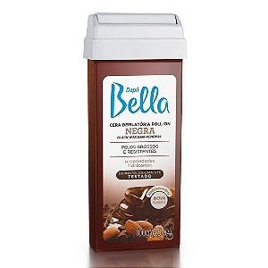 DEPIL BELLA CERA ROL LON 100G NEGRA