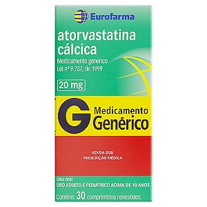ATORVASTATINA G* 20 MG 30CPR