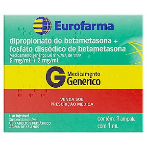 BETAMETASONA DIPR+FO SF G*  5/2MG AMP 1ML