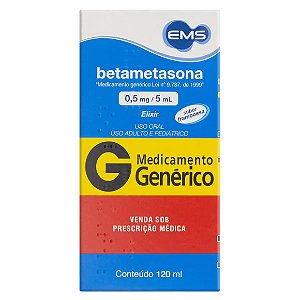BETAMETASONA G*  ELI XIR 0,1MG 120ML