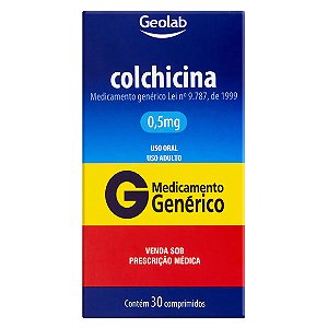COLCHICINA G*  0,5MG 30CPR