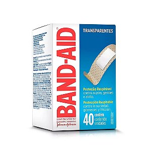 CURAT BAND-AID 40UN TRANSPARENTE