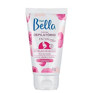 DEPIL BELLA CRE FAC 40G BUCO QX PT ROSAS