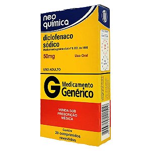 DICLOFENACO SODICO G*   50MG 20CPR