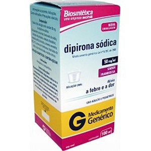 DIPIRONA SODICA G* SOL 50MG 100ML