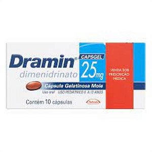 DRAMIN CAPSGEL 25MG X 10