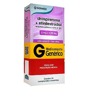 DROSPIRENONA+ETINILE G*  3/0,02MG 24CPR