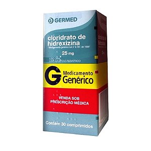 HIDROXIZINA CL G*  2 5MG 30CPR